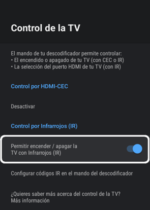 APP MANDO TV INFRARROJO