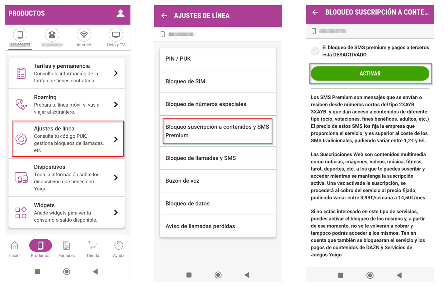 Mi yoigo - dispositivo v2 app