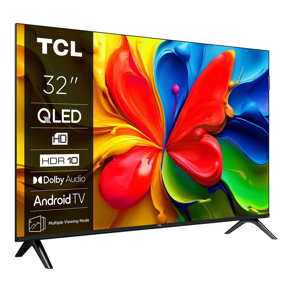 TCL Android TV 32'' 32S4K QLED HD